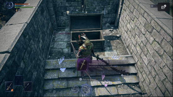 A player getting a key in Elden Ring Nightreign.