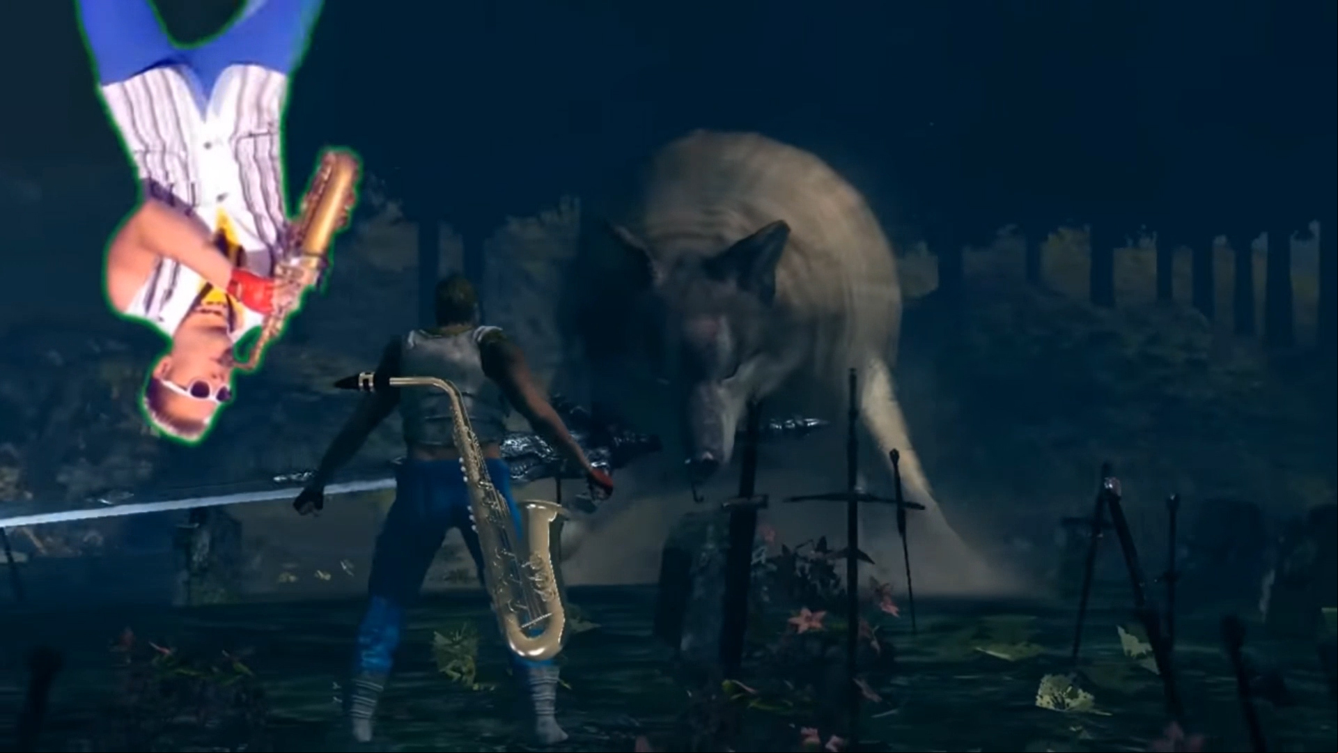 You can now play as Eurovision's Epic Sax Guy in Dark Souls