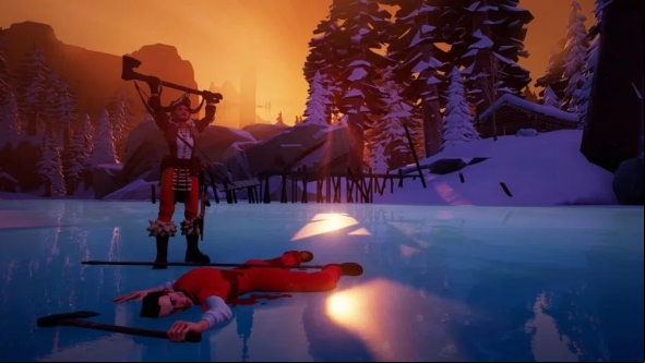 The Darwin Project is a snowier, cartoonier Battlegrounds