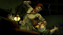 The Wolf Among Us screens show smoking pig and man being punched