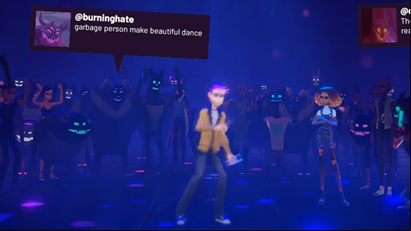 Find out how demons text in the first Afterparty trailer