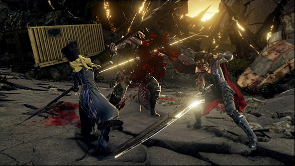 Code Vein lets you send out distress signals for help from other players