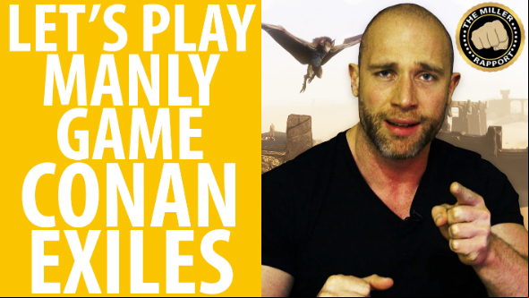 Watch Simon Miller put Conan Exiles' manly credentials to the test