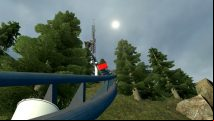 Garry's Mod mod lets you ride roller coasters. Is amazing