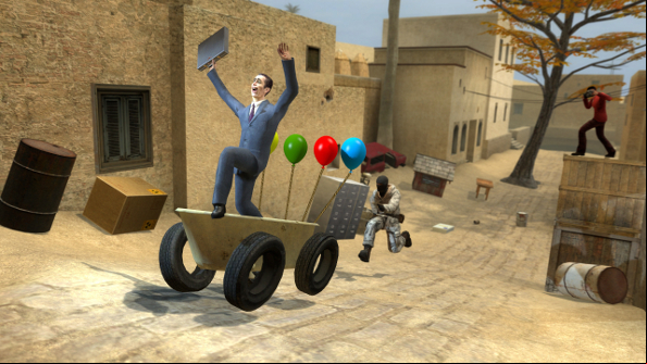 Garry's Mod Kinect is out; watch and be amazed as people play football virtually with their physical hands and feet