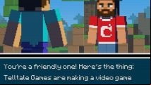 Let's take a second to appreciate that Mojang made an announcement within a text adventure