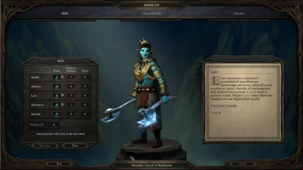 Introducing Maneha, your next Pillars of Eternity companion, a good-humoured barbarian
