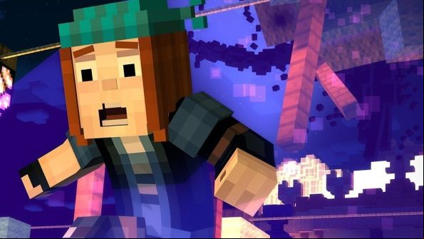 Minecraft: Story Mode - Episode 2: Assembly Required tipped onto unsuspecting public
