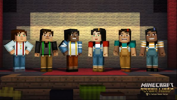 Telltale hosted the 'World's Largest Let's Play' last night in honour of Minecraft: Story Mode