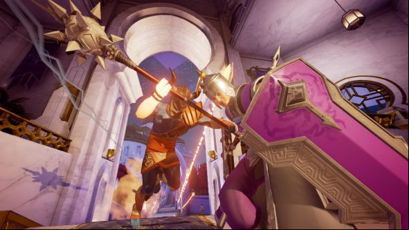 Kill enemies with their own magical rocks as the Vigilist in Chivalry successor Mirage