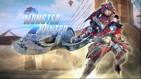 Watch Marvel vs. Capcom: Infinite's Monster Hunter smack Thanos with a ludicrous sword