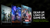 Nvidia offering £50 of in-game content for Warframe, Neverwinter, and Marvel Heroes