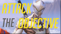 Faith in humanity restored! This man helpfully reminds his Overwatch team to attack the objective