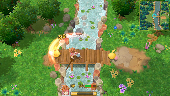 Secret of Mana remake keeps the SNES map intact in new gameplay stream