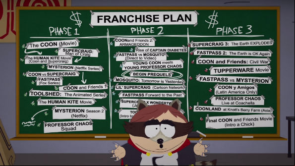 South Park: The Fractured But Whole releases December 6, story trailer lets loose on superhero movies