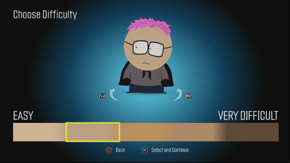 South Park's skin colour difficulty slider means earning less money when you're not white