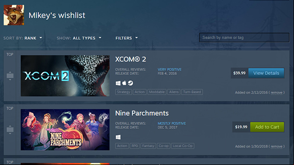 Steam's Lunar New Year Sale has arrived, along with significant changes to your wishlist