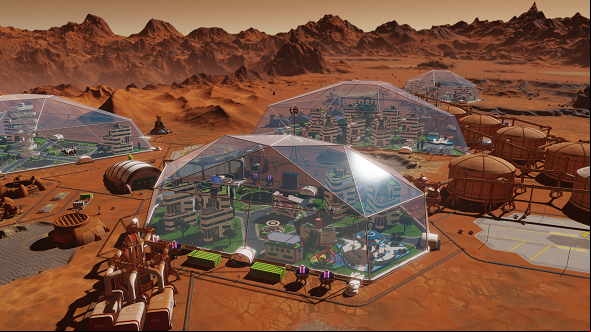 Surviving Mars Curiosity update adds new domes, graphs, and a tutorial