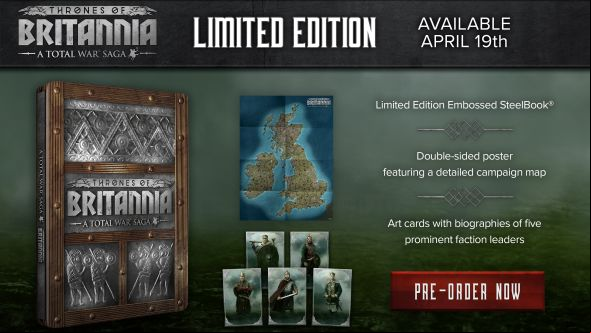 Total War: Thrones of Britannia is available for pre-order now, ahead of April release