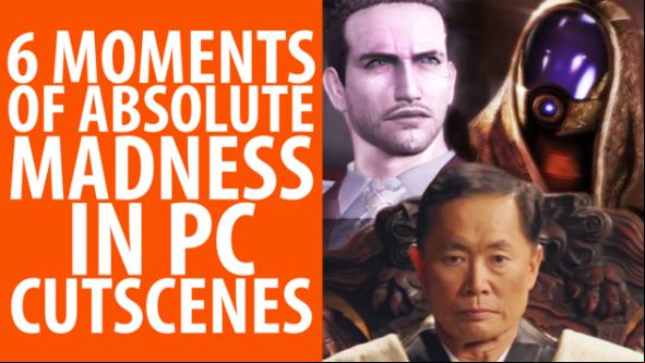 From Hollywood 'talent' to C-grade misery: we round up the craziest moments in videogame cutscenes